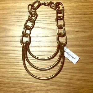Baublebar statement gold chain necklace